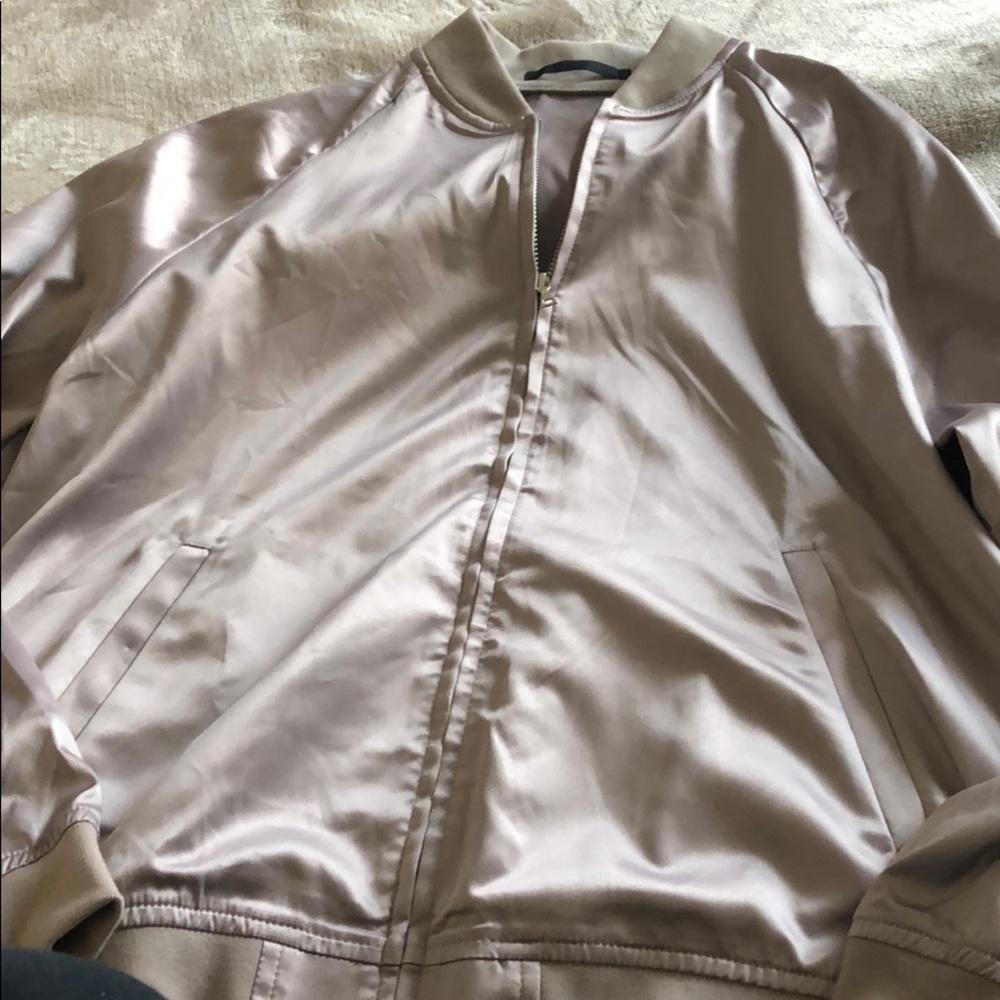 Uniqlo Sateen bomber jackets